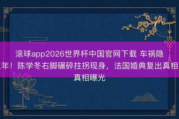 滚球app2026世界杯中国官网下载 车祸隐去三年!陈学冬右脚碾碎拄拐现身,法国婚典复出真相曝光